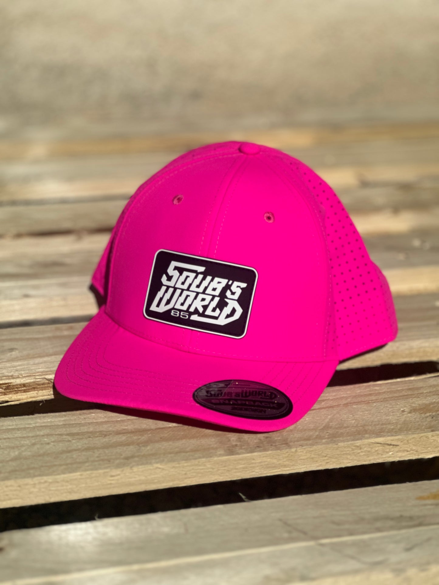 Casquette Été Rose Fluo