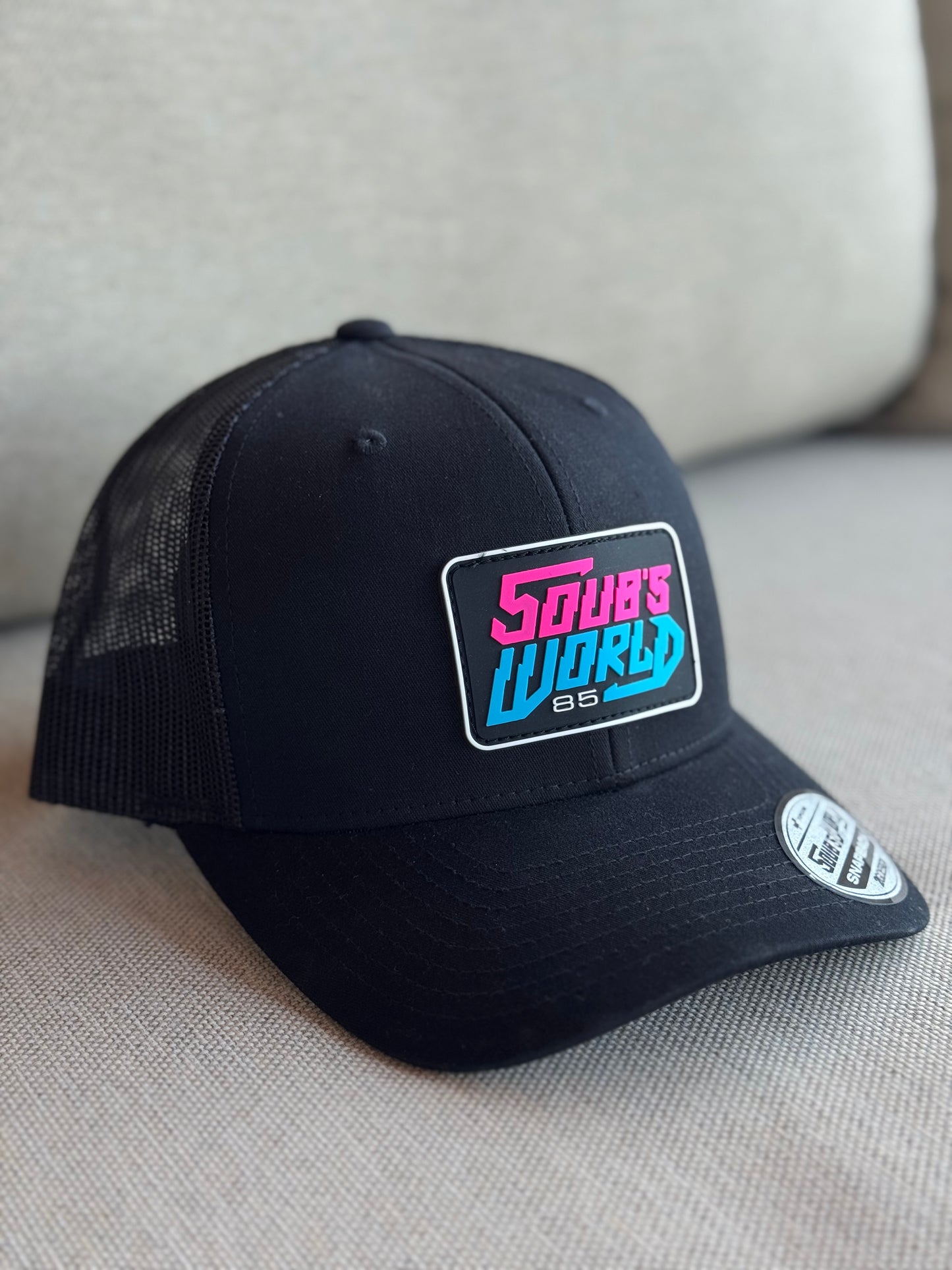 Trucker Noir Noir Patch
