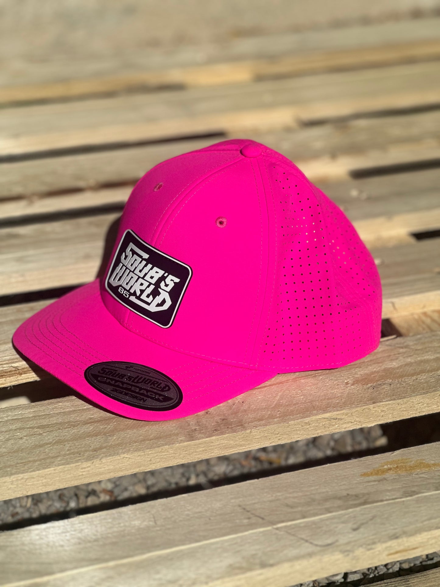 Casquette Été Rose Fluo
