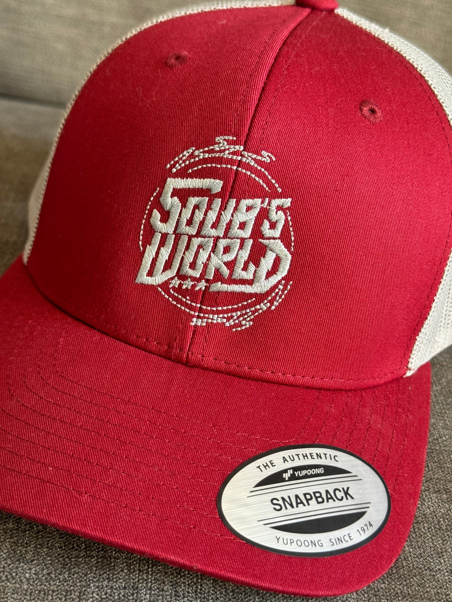 Retro Trucker Bordeau Gris !NEW!