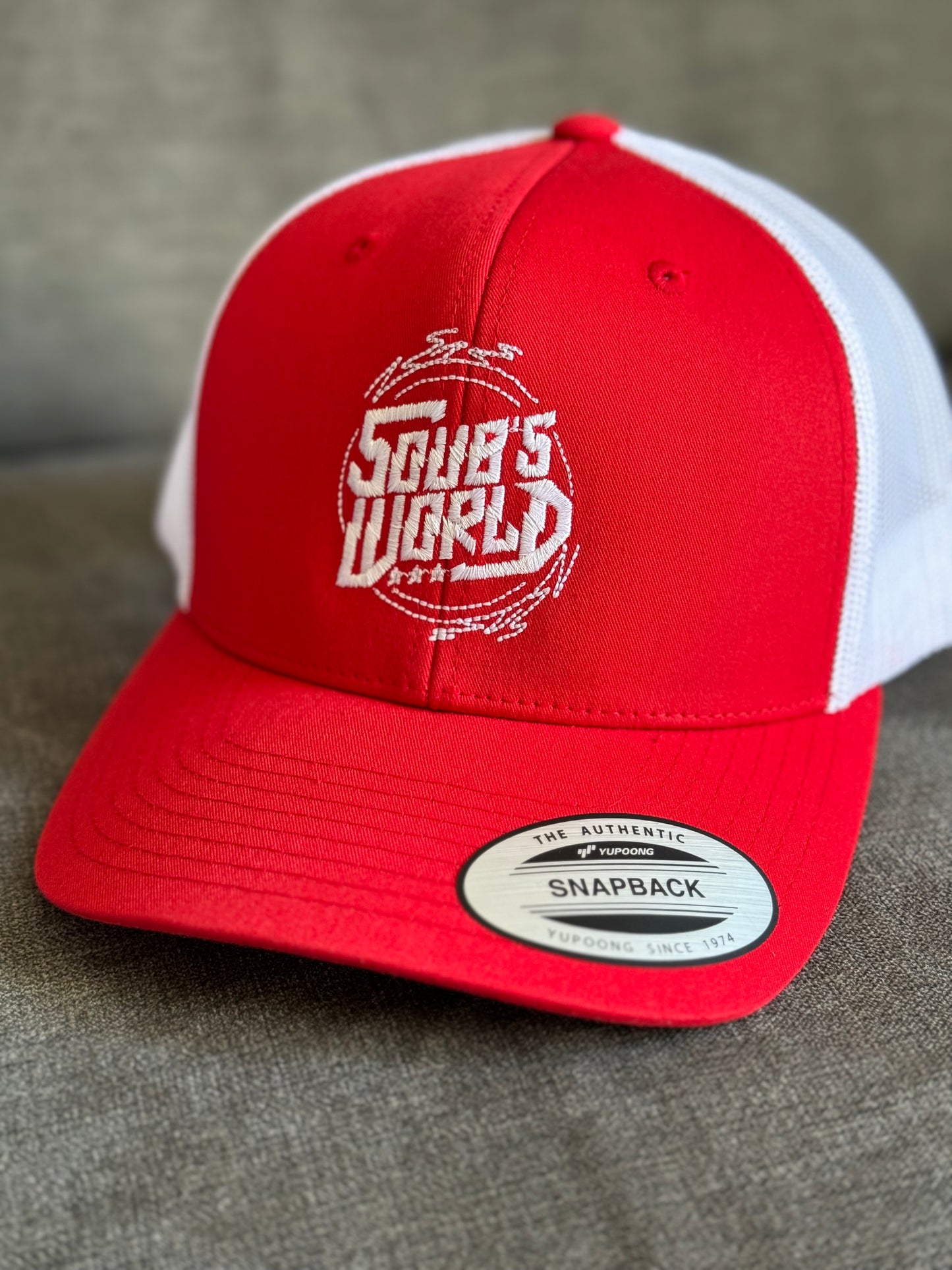 Retro Trucker Rouge Blanc !NEW!