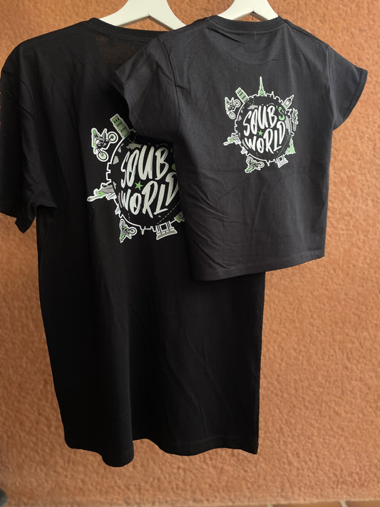 T-Shirt "World" Noir